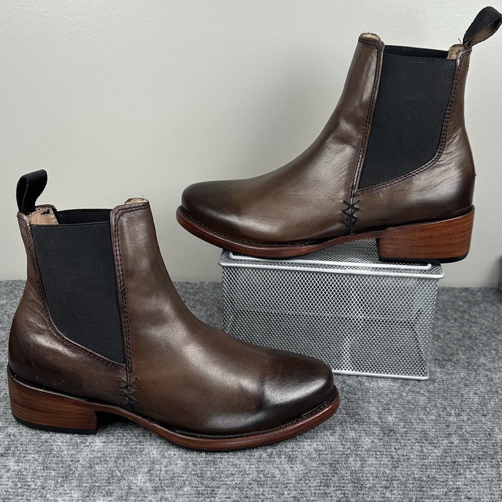 Sutro Women's 9.5 Brown Ombre Leather Chelsea Boots Goodyear Welt NWOB